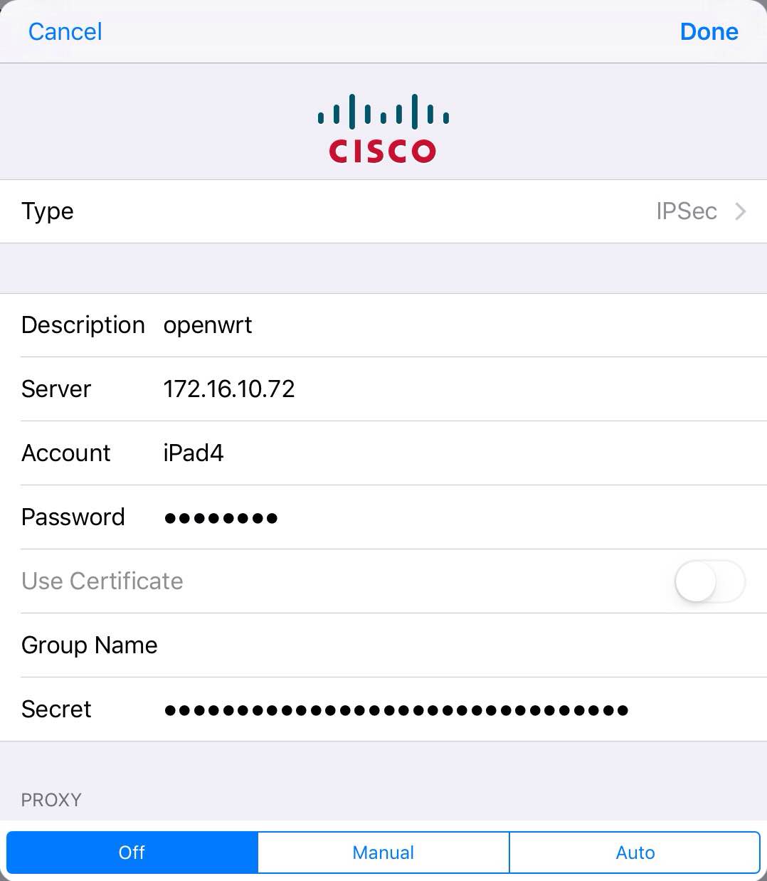 iOS9-VPN-IKEv1-Xauth-PSK